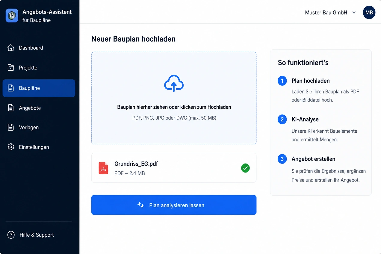 Der Angebots-Assistent für Baupläne — Bild 4