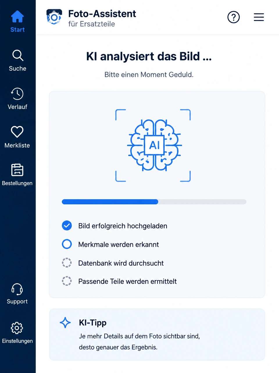 Der Foto-Assistent für Ersatzteile — Bild 2
